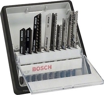 Фото Bosch Robust Line Top Expert 10 шт. для электролобзиков по дереву и металлу (2607010574)