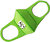 Фото Респиратор защитный многоразовый с клапаном Jellys (МД1) детский зеленый 1 шт