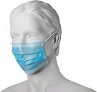 Фото Mercator Medical Маска хирургическая трехслойная синяя Opero 50 шт (5906615132332)
