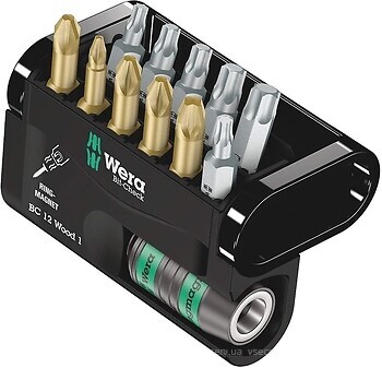 Фото Wera Bit-Check 12 Wood 1 (05057423001)