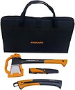 Фото Fiskars X11 S + пила + нож + точило (2021284)