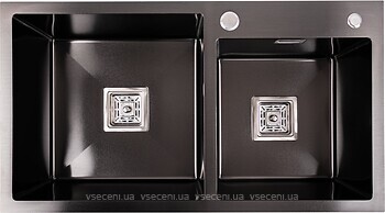 Фото Platinum Handmade PVD HDB 78x43x23 3.0/1.0 черный (36123)