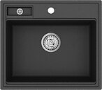 Фото Helika (AquaSanita) Quadro SQU100W Black metallic 601