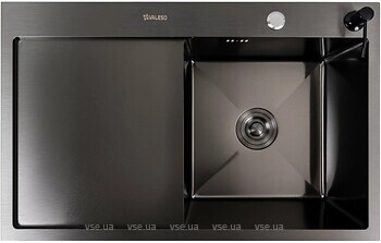 Фото Valeso Handmade PVD CM 78x50 R 3.0/0.8 черный (круглый сифон)
