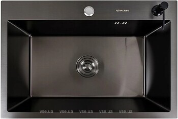 Фото Valeso Handmade PVD 65x45 3.0/0.8 черный (круглый сифон)