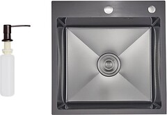 Фото Lidz H5050HB Handmade 2.5/0.5 Decor Black PVD Honeycomb (LDH5050BDECPVD48369)