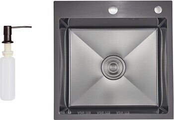 Фото Lidz H5050HB Handmade 2.5/0.5 Decor Black PVD Honeycomb (LDH5050BDECPVD48369)