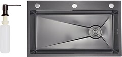 Фото Lidz H7545B Handmade 3.0/1.0 Decor Black PVD Honeycomb (LDH7545BDECPVD48373)