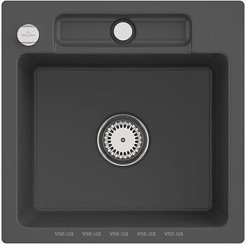 Фото Villeroy & Boch Siluet 50 S Flat Graphite (33452FI4)