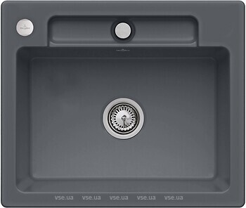 Фото Villeroy & Boch Siluet 60 S Flat Graphite (33462FI4)