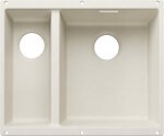 Фото Blanco Subline 340/160-U Coloured Components нежный белый (527812)