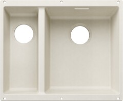 Фото Blanco Subline 340/160-U Coloured Components нежный белый (527812)