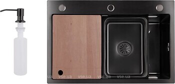 Фото Lidz H6845B Handmade 3.0/1.0 Decor Black PVD Honeycomb (LDH6845HDECBLM49445)