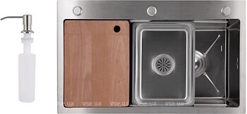 Фото Lidz H7545B Handmade 3.0/1.0 Brushed Steel (LDH7545BRU49457)