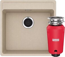 Фото Franke Maris MRG 610-52 TL + измельчитеь Slim 50 бежевый (114.0763.937)