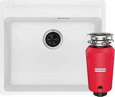 Фото Franke Maris MRG 610-52 TL + измельчитеь Slim 50 белый (114.0763.938)