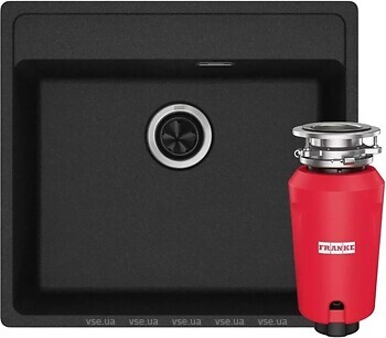 Фото Franke Maris MRG 610-52 TL + измельчитеь Slim 50 оникс (114.0763.940)