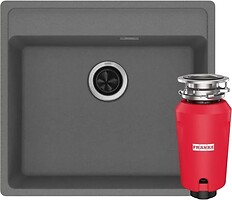 Фото Franke Maris MRG 610-52 TL + измельчитеь Slim 50 серый камень (114.0763.942)