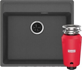 Фото Franke Maris MRG 610-52 TL + измельчитеь Slim 50 серый сланец (114.0763.943)