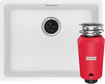 Фото Franke Maris MRG 110-52 + измельчитеь Slim 50 белый (125.0763.920)