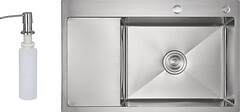 Фото Lidz H7849BL Handmade Max 500 Brushed Steel 3.0/1.0 (LDH7849LBRU49463)