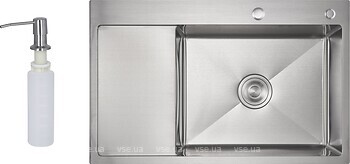 Фото Lidz H7849BL Handmade Max 500 Brushed Steel 3.0/1.0 (LDH7849LBRU49463)