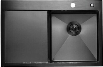 Фото Valeso Handmade PVD 58x48 R 3.0/0.8 (два отверстия, круглый сифон)