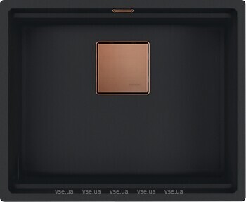 Фото Franke Kubus KNG 110-52 черный матовый Copper Edition (125.0755.504)