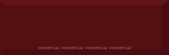 Фото Absolut Keramika плитка настенная Monocolor Biselado Burdeos Brillo 10x30