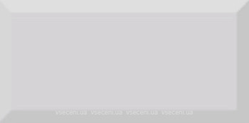 Фото Absolut Keramika плитка настенная Monocolor Biselado Gris Brillo 10x20