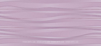 Фото Inter Cerama плитка настенная Batik фиолетовая темная 23x50