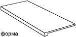 Фото Atlas Concorde ступень с капиносом Trust Scalino Ivory 33x60