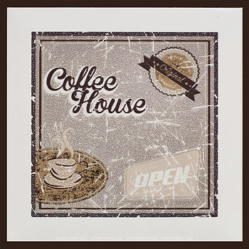 Фото Monopole Ceramica декор Coffee Time B Brown 15x15