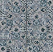 Фото Gres de Aragon плитка напольная Retro Azul 25x25