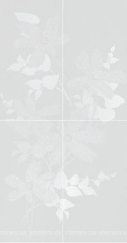 Фото Marconi декор-панно Versal Kwiat Bianco 60x120 (комплект 4 шт)