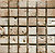 Фото Mozaico De Lux мозаика K-MOS TRAVERTINO T.U. BIANCO 30.3x30.4 Куб 1.5x1.5