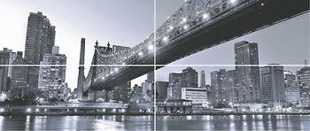 Фото Marconi декор-панно Fortuna Digital New York City 50x120 (комплект 4 шт)