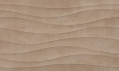 Фото Ecoceramic плитка настенная Vanguard Waves Taupe 33.3x55