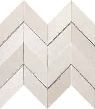 Фото Atlas Concorde декор Dwell Chevron 3D Off White 30.8x35.1