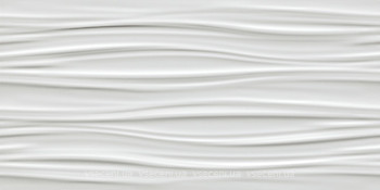 Фото Atlas Concorde плитка настенная 3D Wall Design Ribbon White Matt 40x80