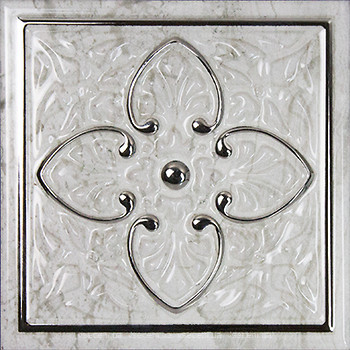 Фото Monopole Ceramica декор Petra Armonia A Silver 15x15