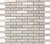 Фото Atlas Concorde мозаика Dwell Mosaico Brick Silver 30.5x30.5