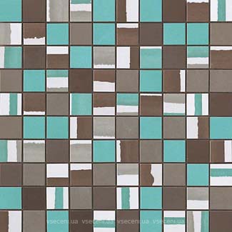 Фото Atlas Concorde мозаика Dwell Mosaico Mix Turquoise 30.5x30.5