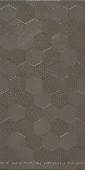 Фото Kale плитка настенная Grafen RM-8203 Hexagon Brown 30x60