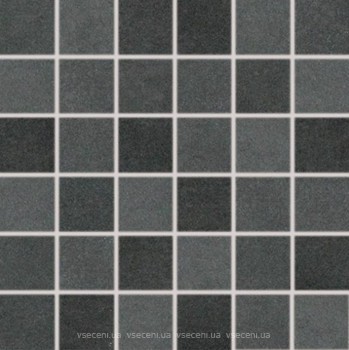 Фото Rako мозаика Extra черная 29.8x29.8 Куб 4.8x4.8 (DDM06725)