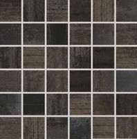 Фото Rako мозаика Rush черная 29.8x29.8 Куб 4.8x4.8 (WDM06523)
