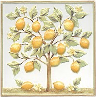 Фото Kerama Marazzi декор Капри Лимонное дерево 20x20 (TLA001)