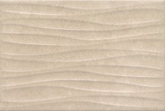 Фото Kerama Marazzi плитка настенная Золотой пляж структура беж темный 20x30 (8274)