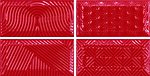 Фото Equipe Ceramicas плитка настенная Metro Paradise Rosso 7.5x15