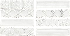 Фото Ragno ceramica декор Eden Decoro Tin Bianco 7x28 (R12C)
